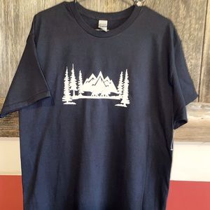 Nature scene Gildan t-shirt